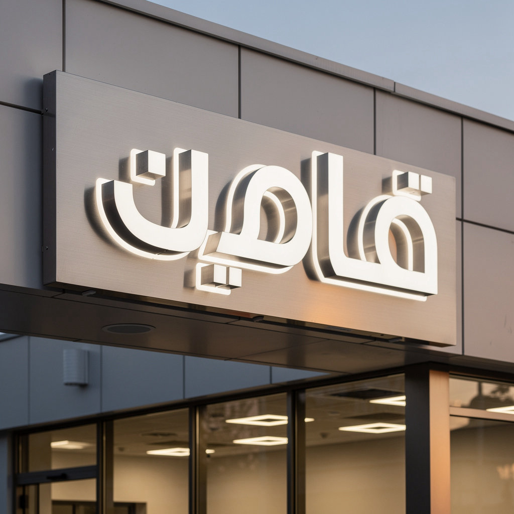 لوحة محل إضاءة LED ثلاثية الأبعاد